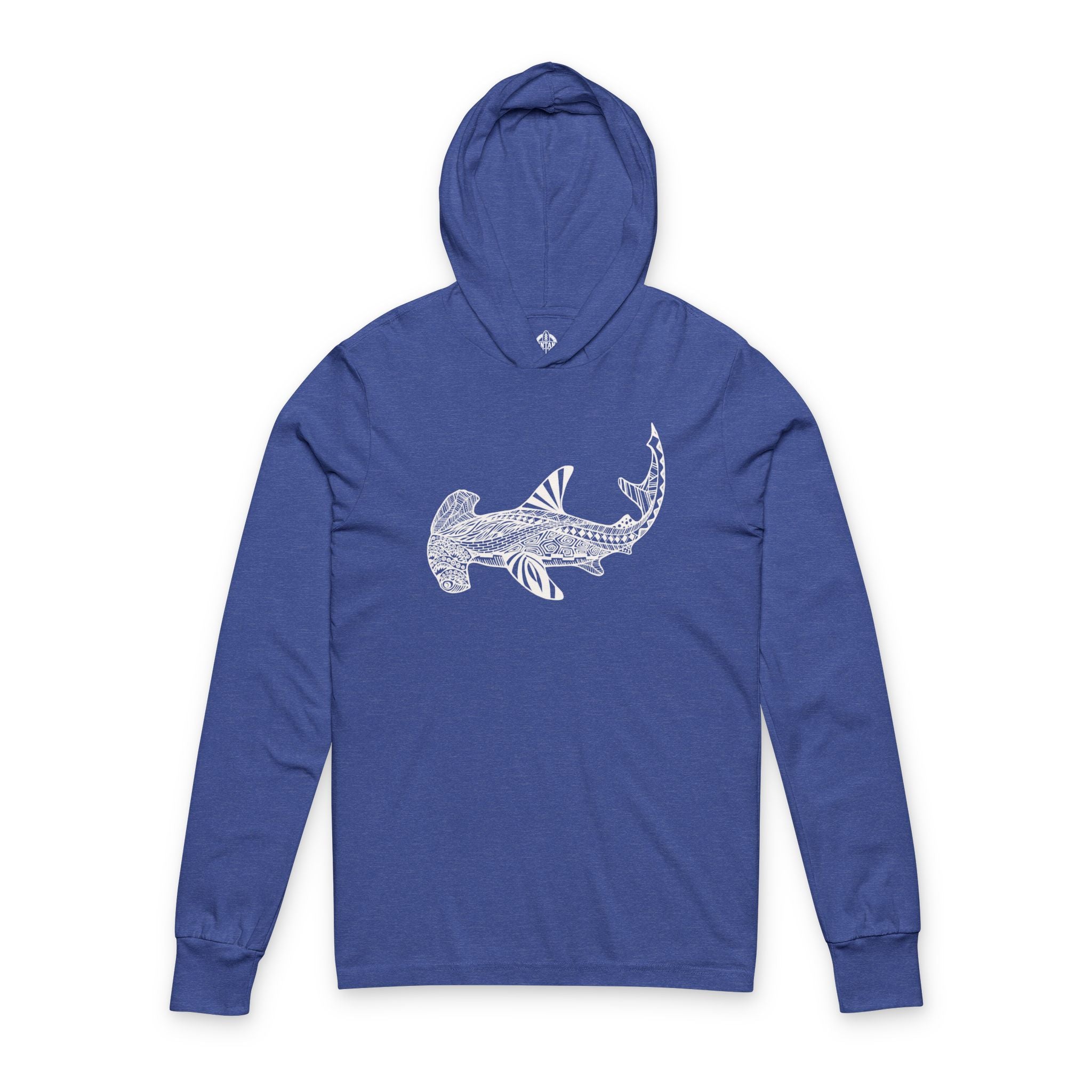 Ventangle Hammerhead cotton hooded long sleeve t-shirt image 6