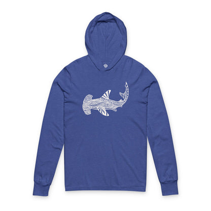Ventangle Hammerhead cotton hooded long sleeve t-shirt image 6