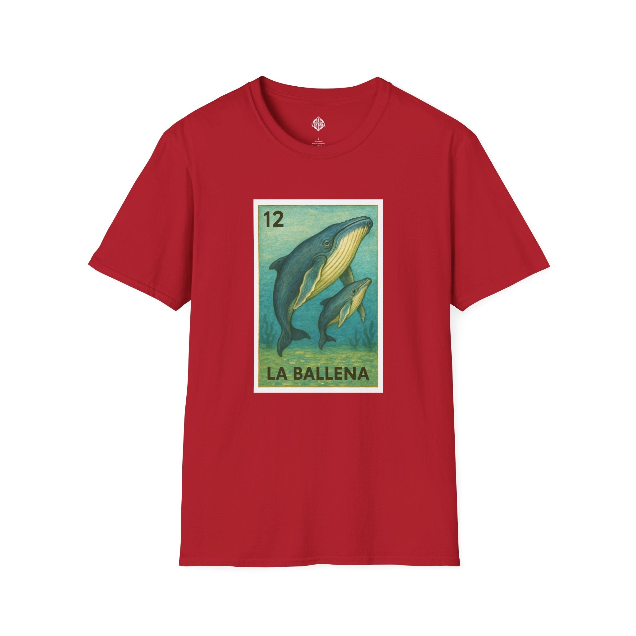 Whale Lotería cotton t-shirt image 16