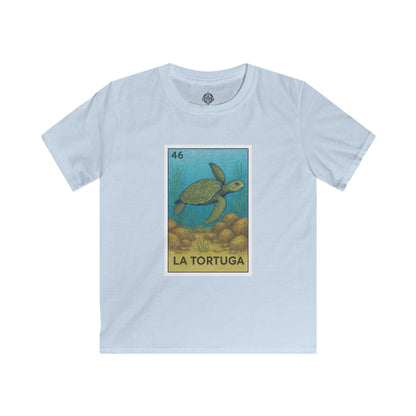 Turtle Lotería kids soft style t-shirt image 2