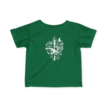 Ventana Monterey Bay by Thiago Bianchini infant cotton t-shirt image 8