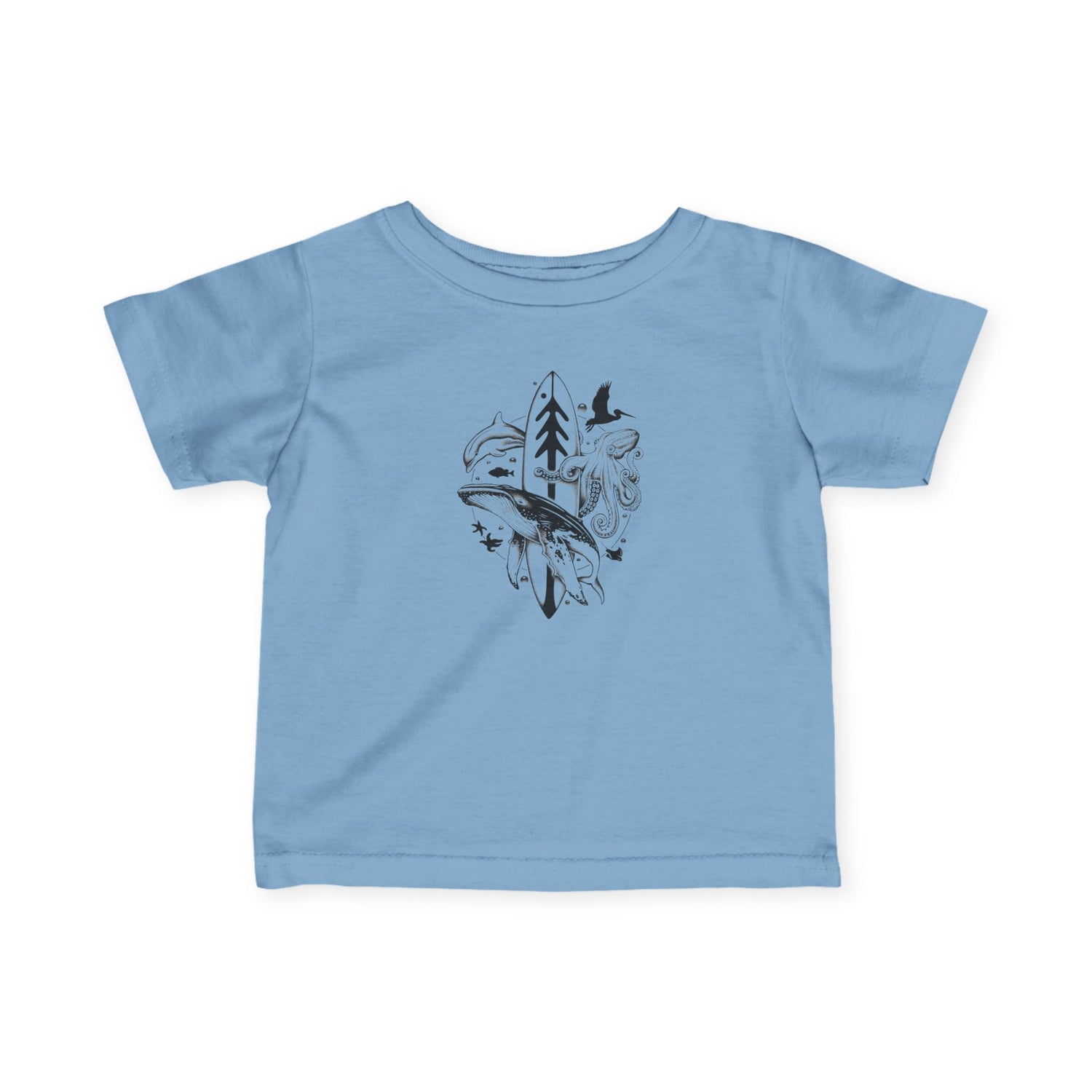 Ventana Monterey Bay by Thiago Bianchini infant cotton t-shirt image 1