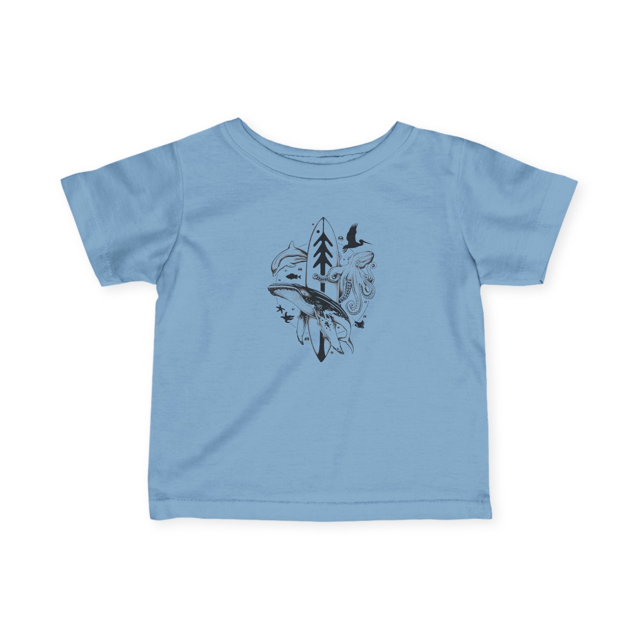 Ventana Monterey Bay by Thiago Bianchini infant cotton t-shirt image 1