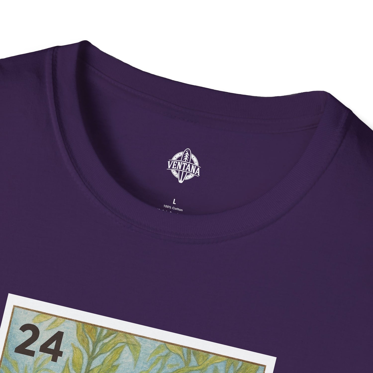Kelp Forest Lotería Unisex - Soft Style U.S. Cotton T-Shirt (El Bosque de Algas)