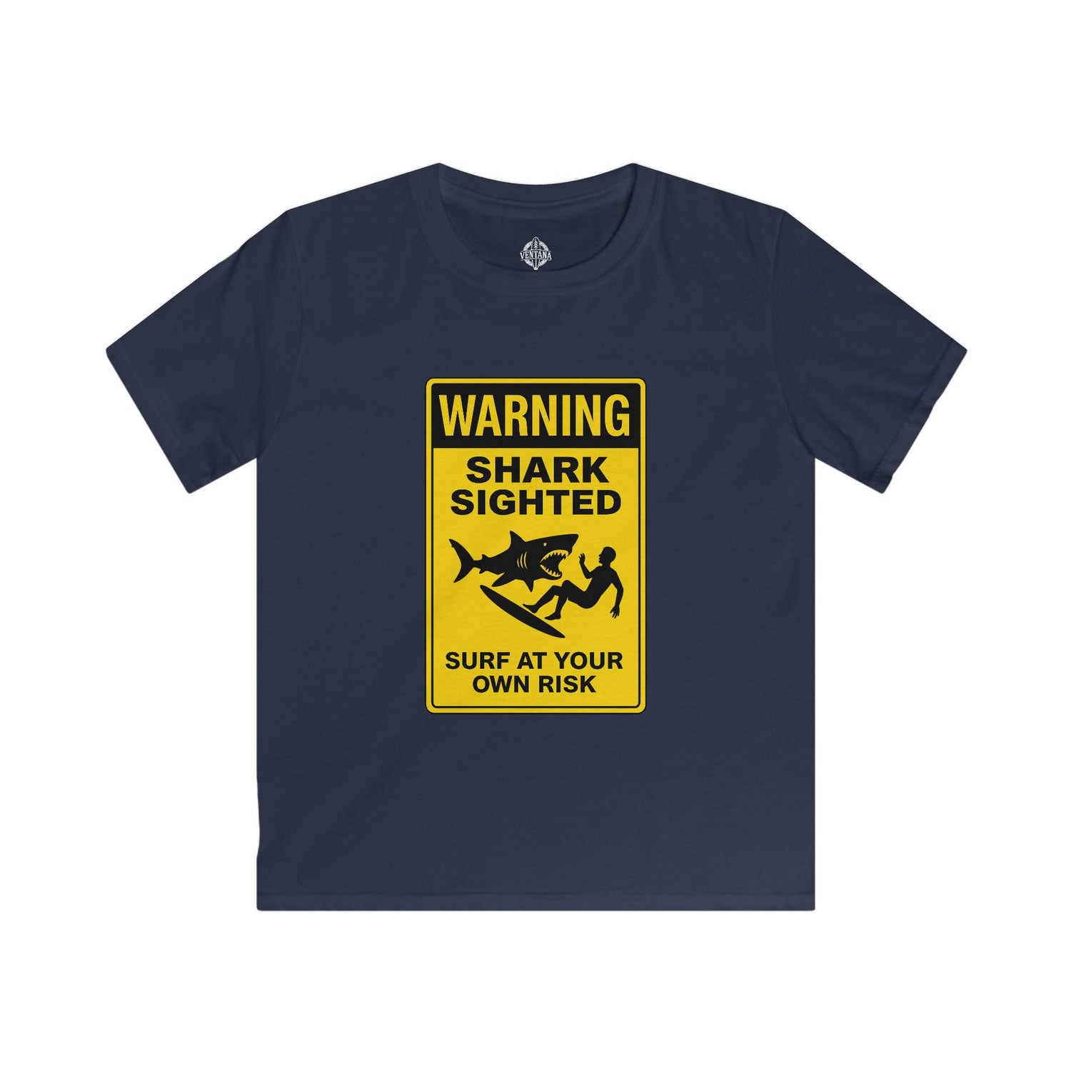 Shark Sighted kids soft style t-shirt image 1