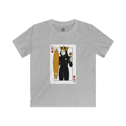 Queen of Hearts Surfer kids soft style t-shirt image 6