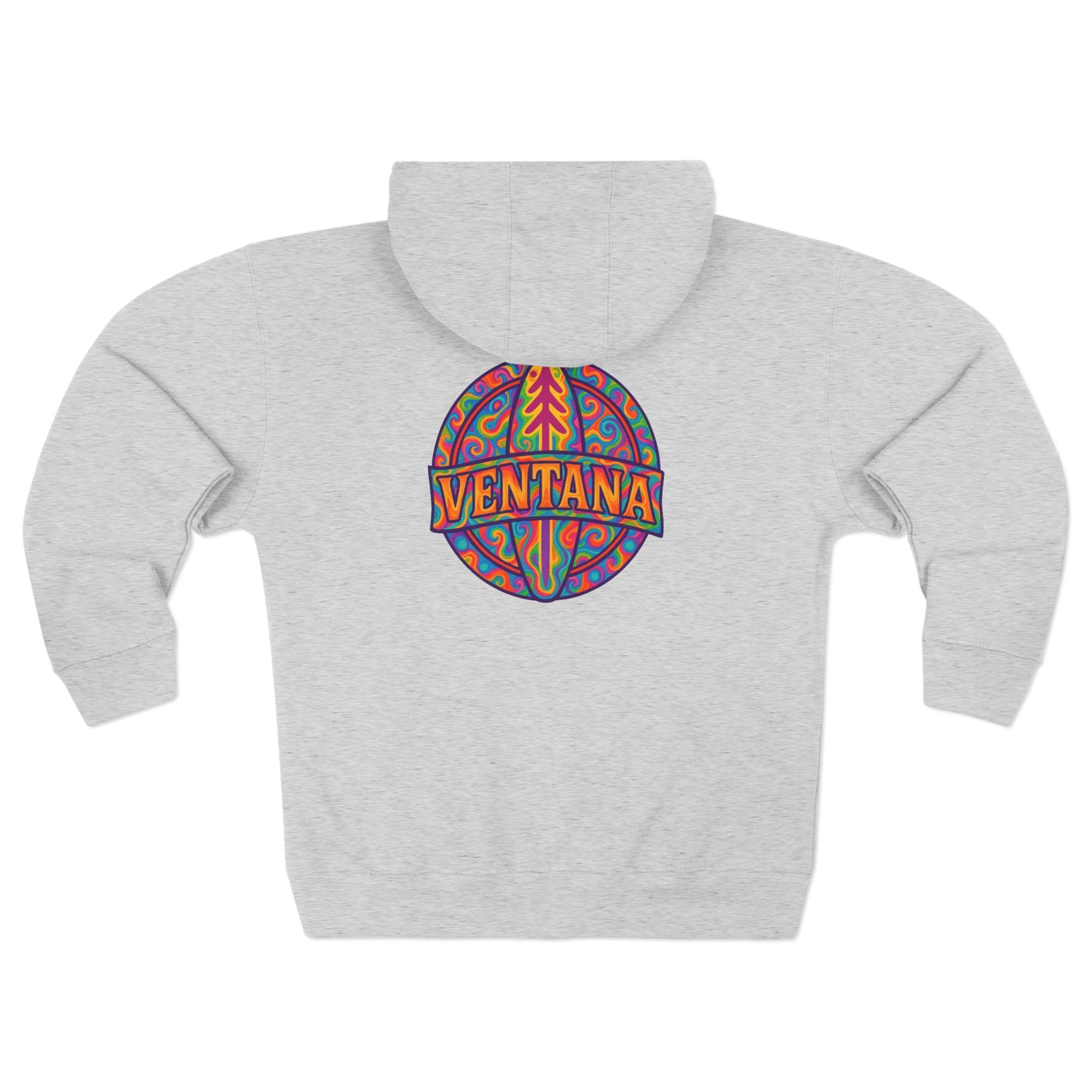 Ventana Psychedelic Treefish Logo zip fleece hoodie image 7