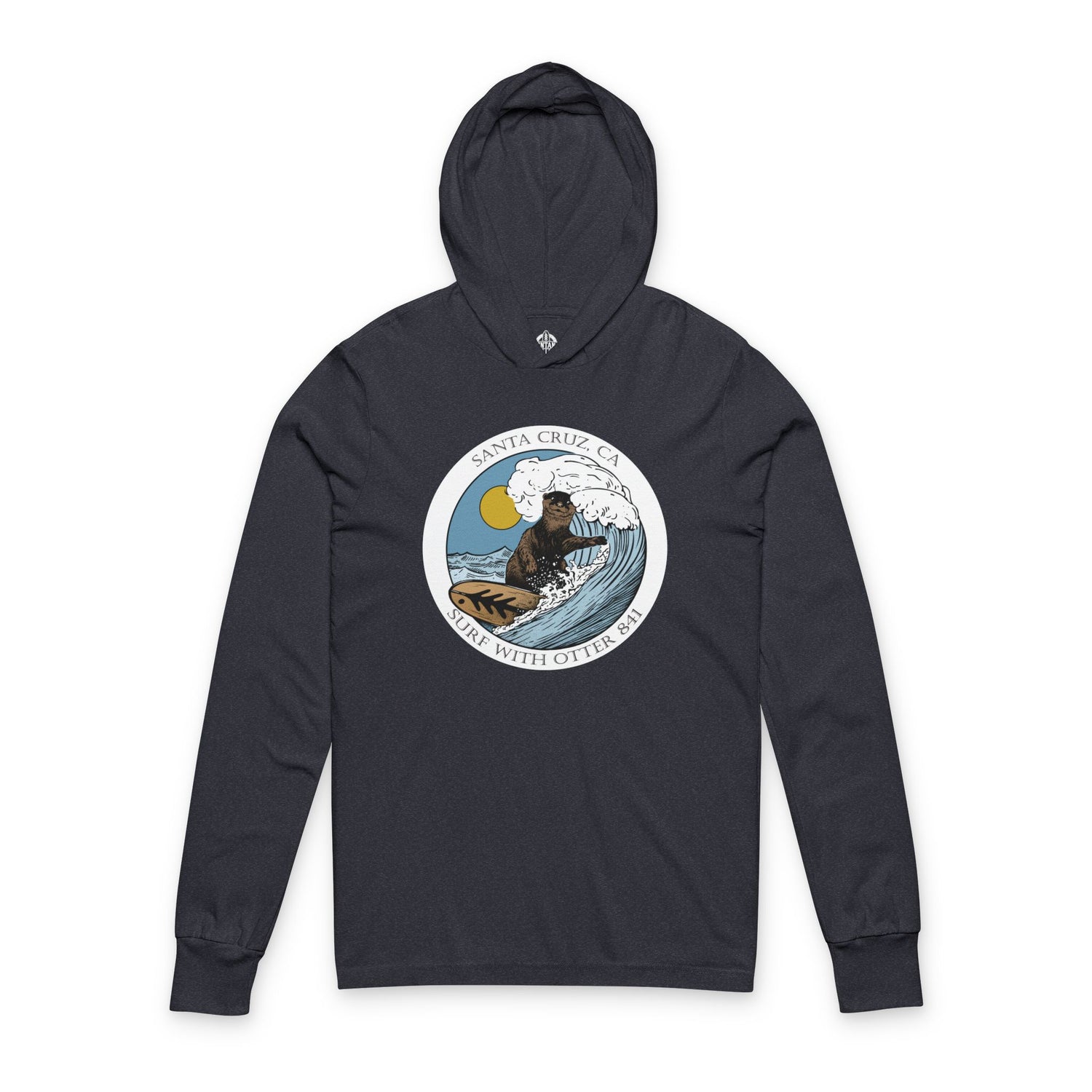 Otter 841 by Thiago Bianchini cotton hooded long sleeve t-shirt image 1