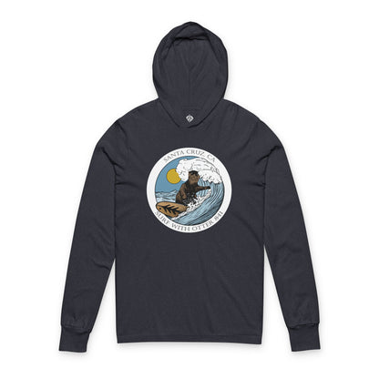 Otter 841 by Thiago Bianchini cotton hooded long sleeve t-shirt image 1