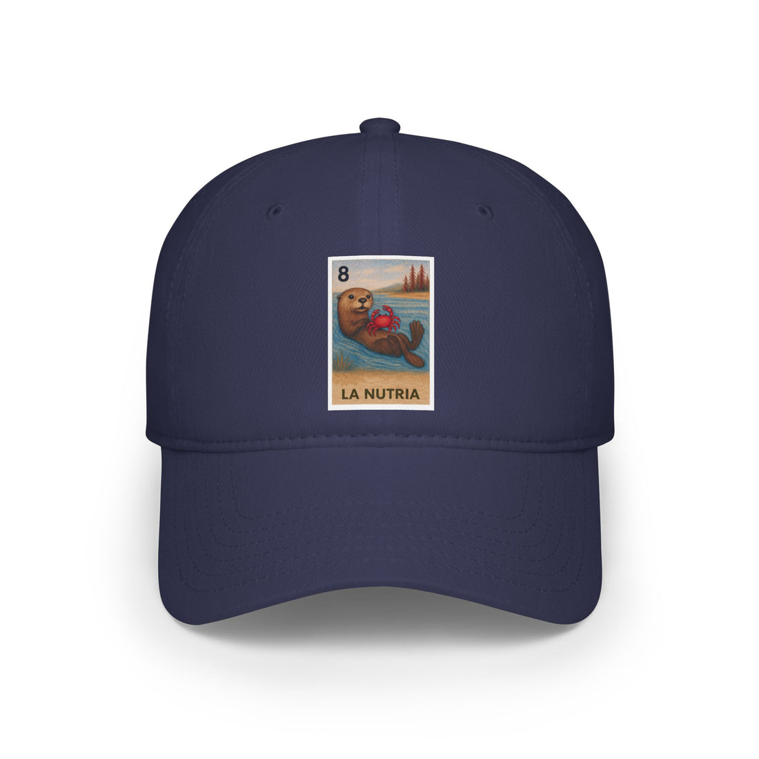 Sea Otter Lotería Unisex - 100% Cotton Baseball Cap (La Nutria)
