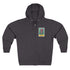 Sea Jelly Lotería zip fleece hoodie image 3
