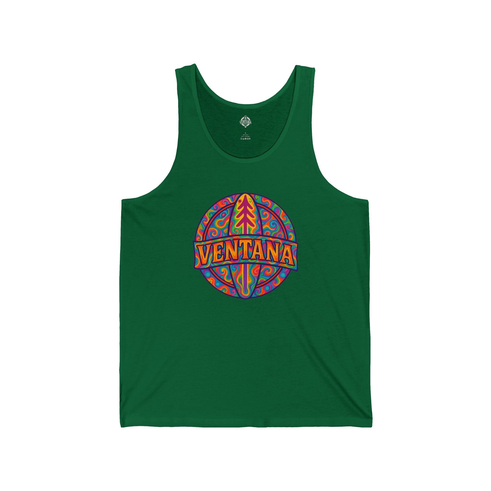 Ventana Psychedelic Treefish Logo jersey tank top image 8