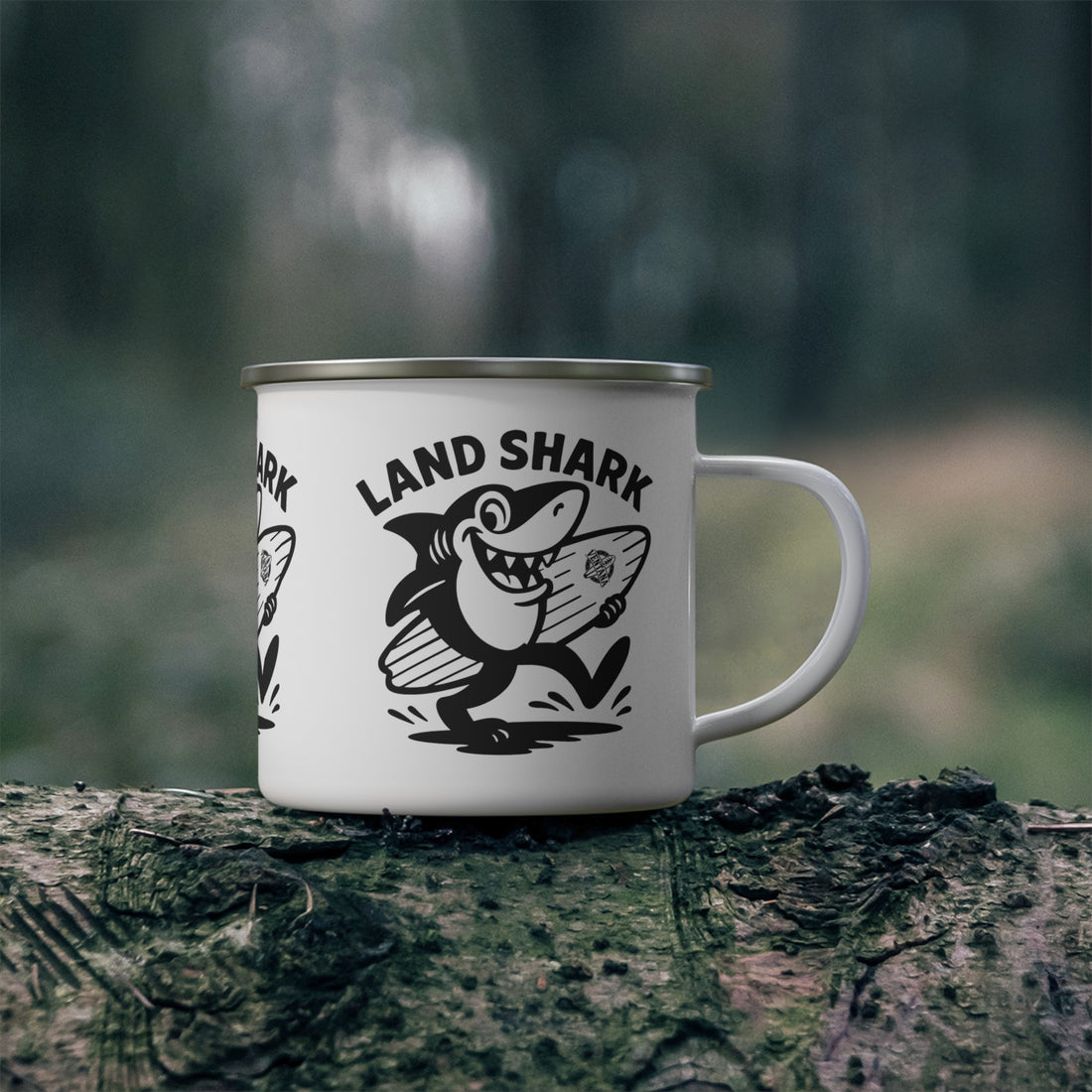 Land Shark Enamel Camping Mug (12oz - small)