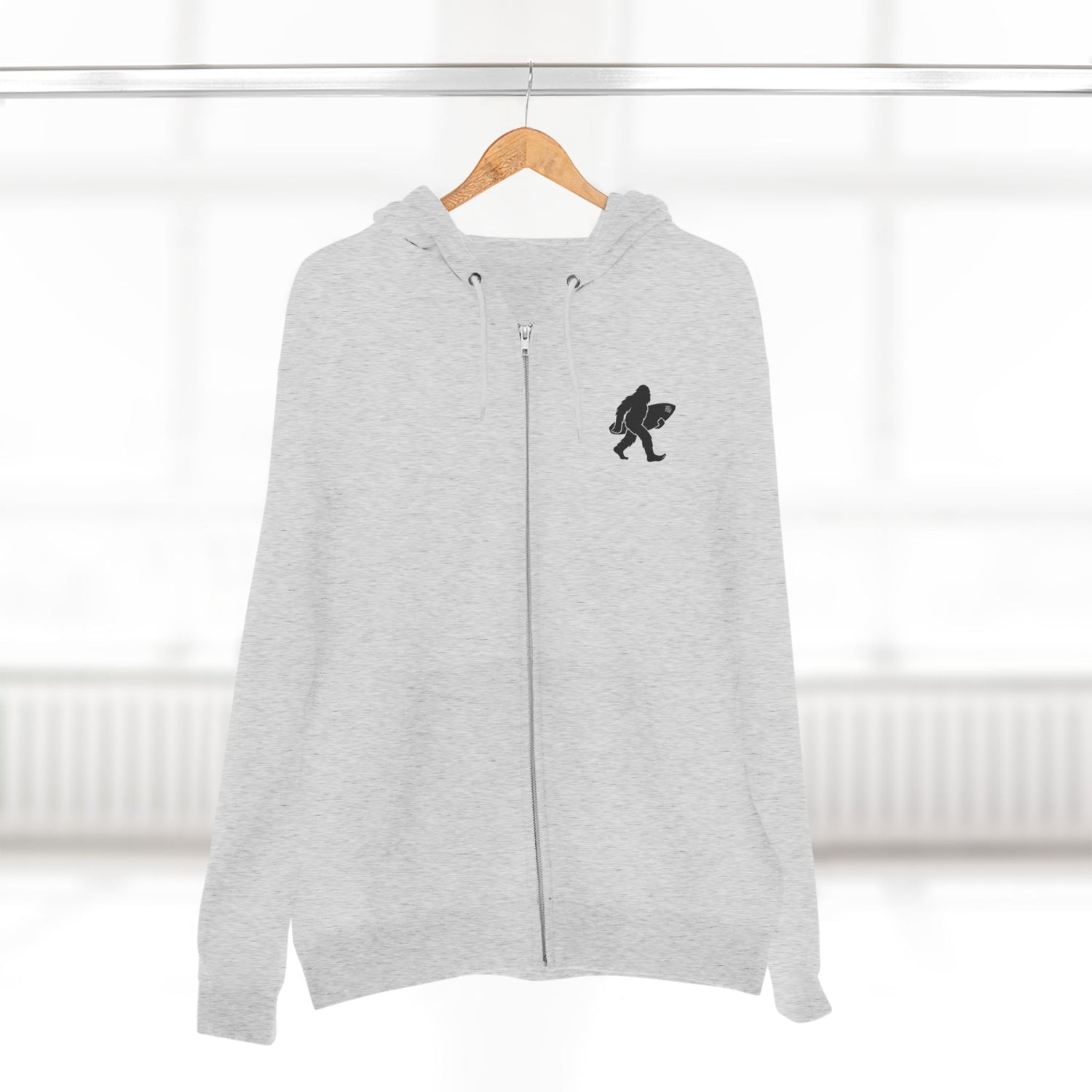 Ventana Surfsquatch Unisex - Zip Cotton Blend Fleece Hoodie