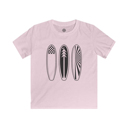 Ventana Three Board kids soft style t-shirt image 3