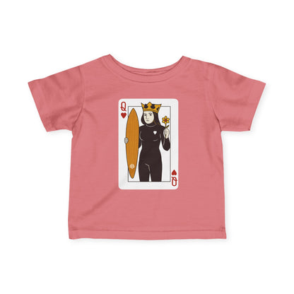 Queen of Hearts Surfer infant cotton t-shirt product image 17
