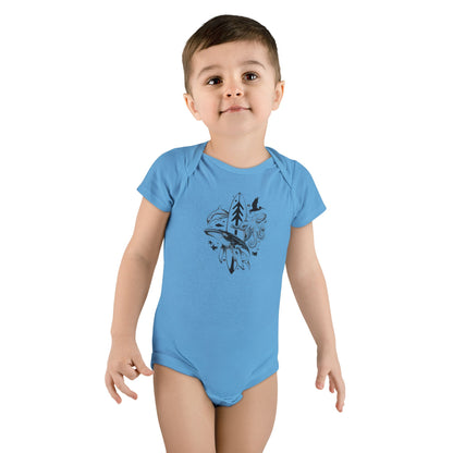 Ventana Monterey Bay by Thiago Bianchini baby cotton onesie image 12