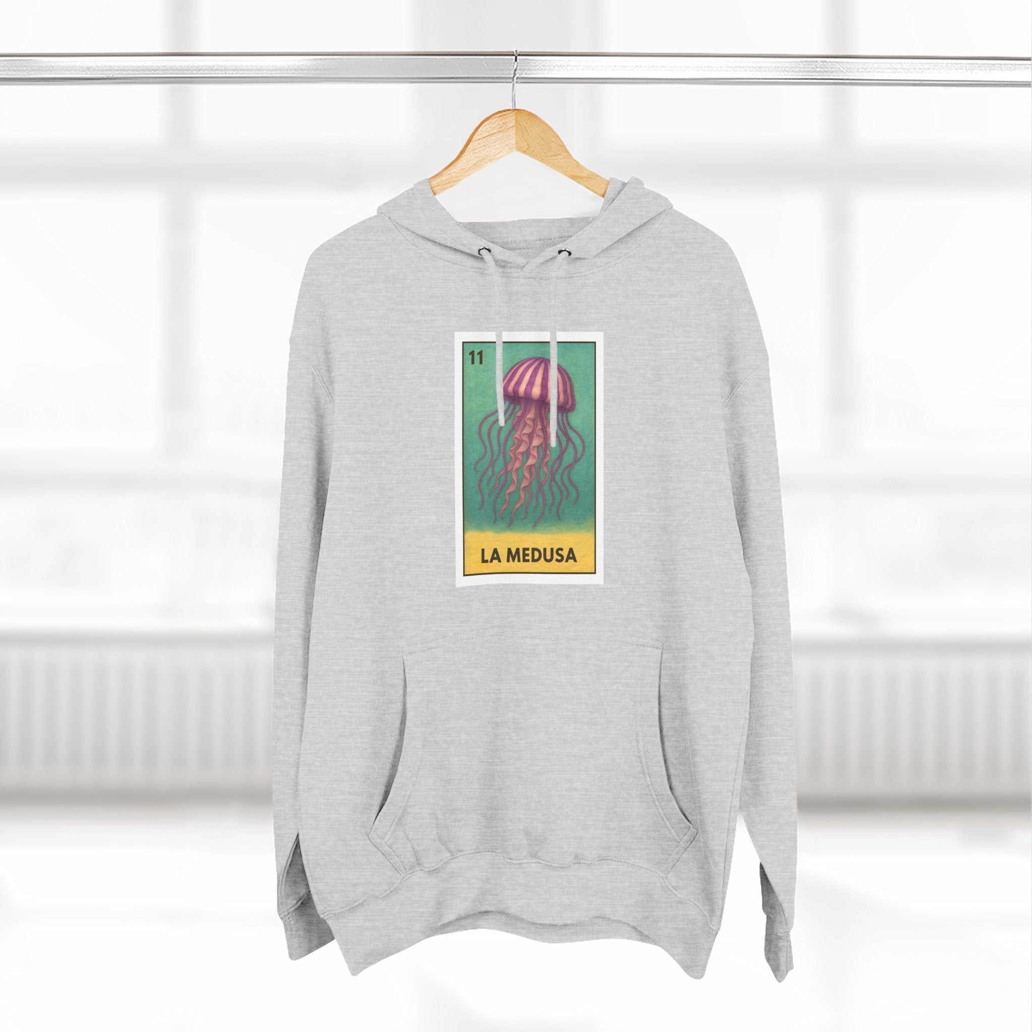 Sea Jelly Lotería fleece hoodie image 19