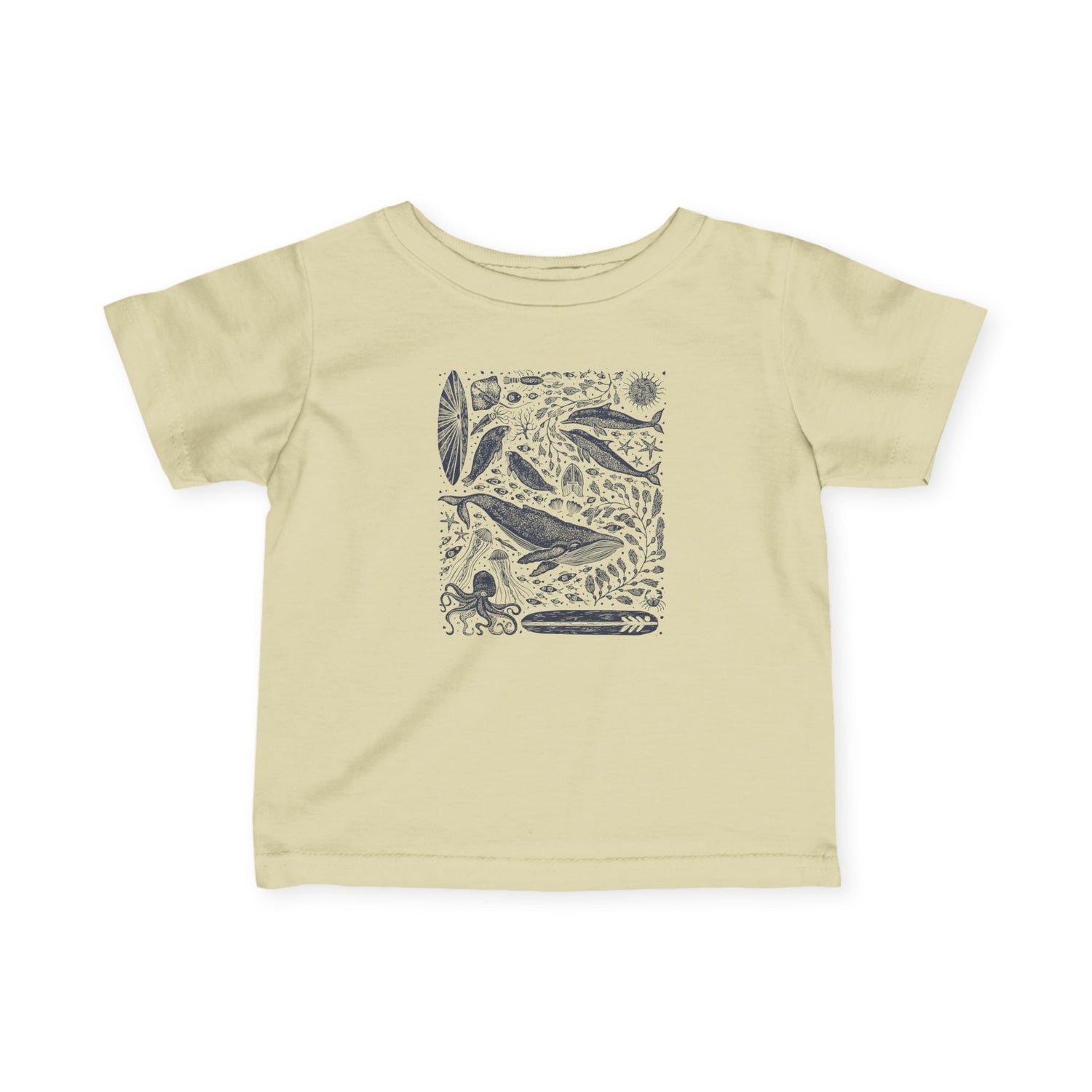 Ventana Marine Life by Lili Arnold infant cotton t-shirt image 7