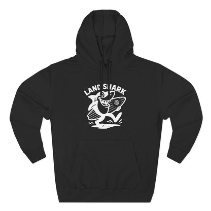 Land Shark Unisex - Pull-Over Cotton Blend Fleece Hoodie