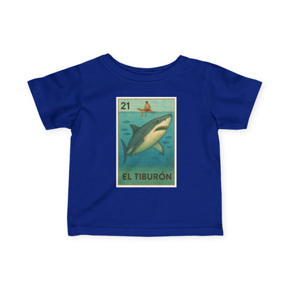 Shark Lotería infant cotton t-shirt image 12