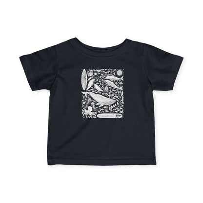 Ventana Marine Life by Lili Arnold infant cotton t-shirt image 14