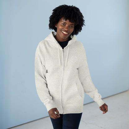 Ventana Treefish Logo Unisex - Zip Cotton Blend Fleece Hoodie