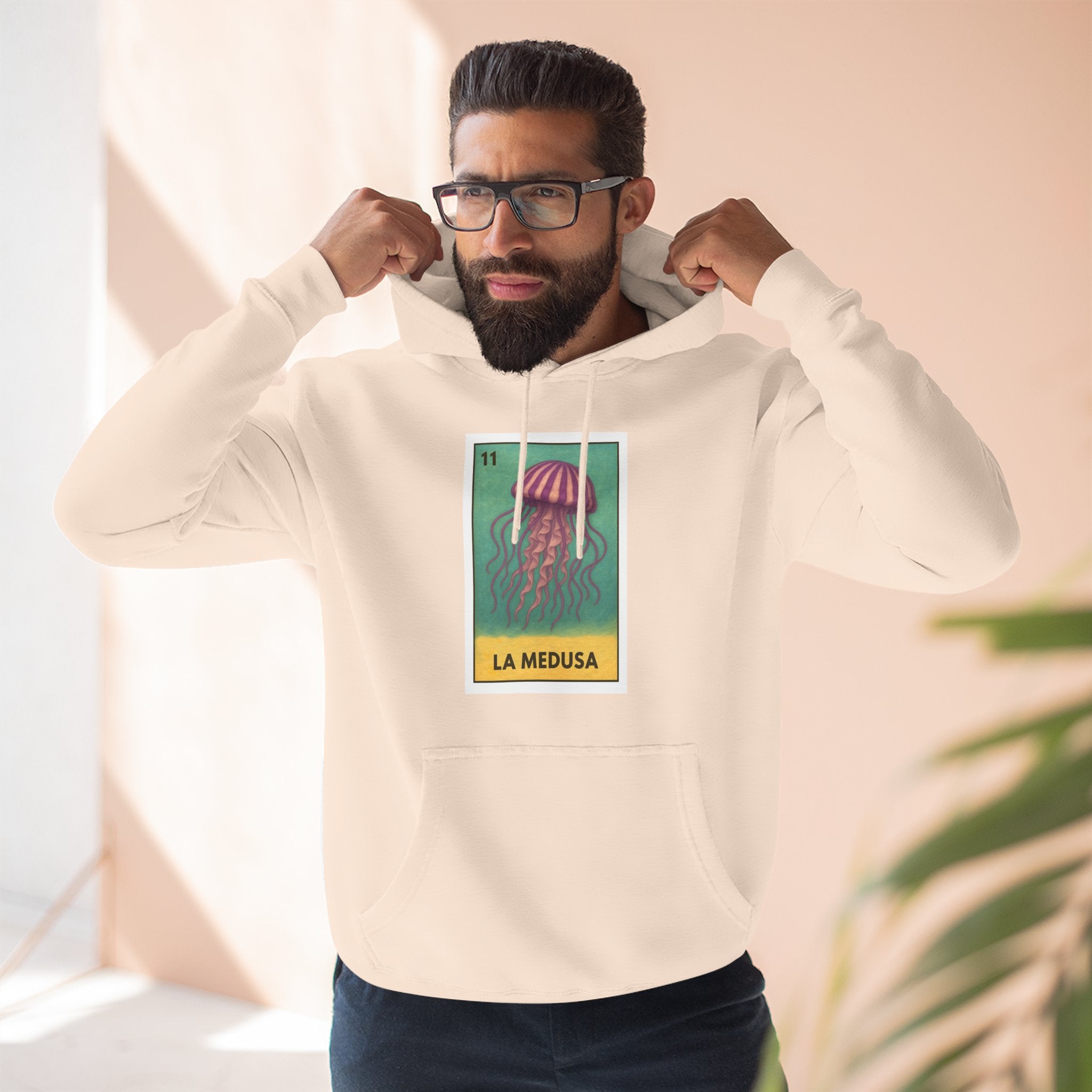 Sea Jelly Lotería Fleece Hoodie