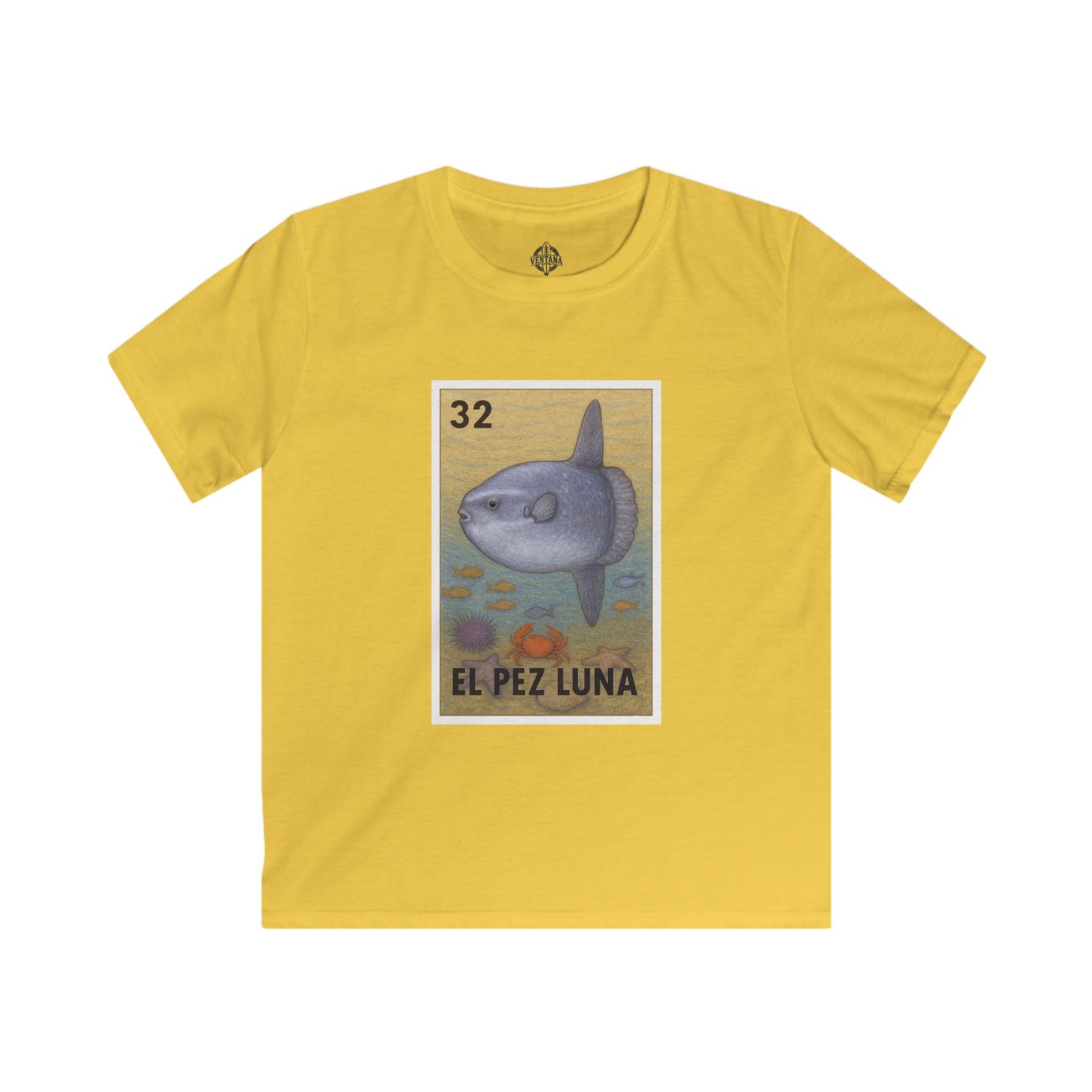 Sunfish Lotería kids soft style t-shirt image 7
