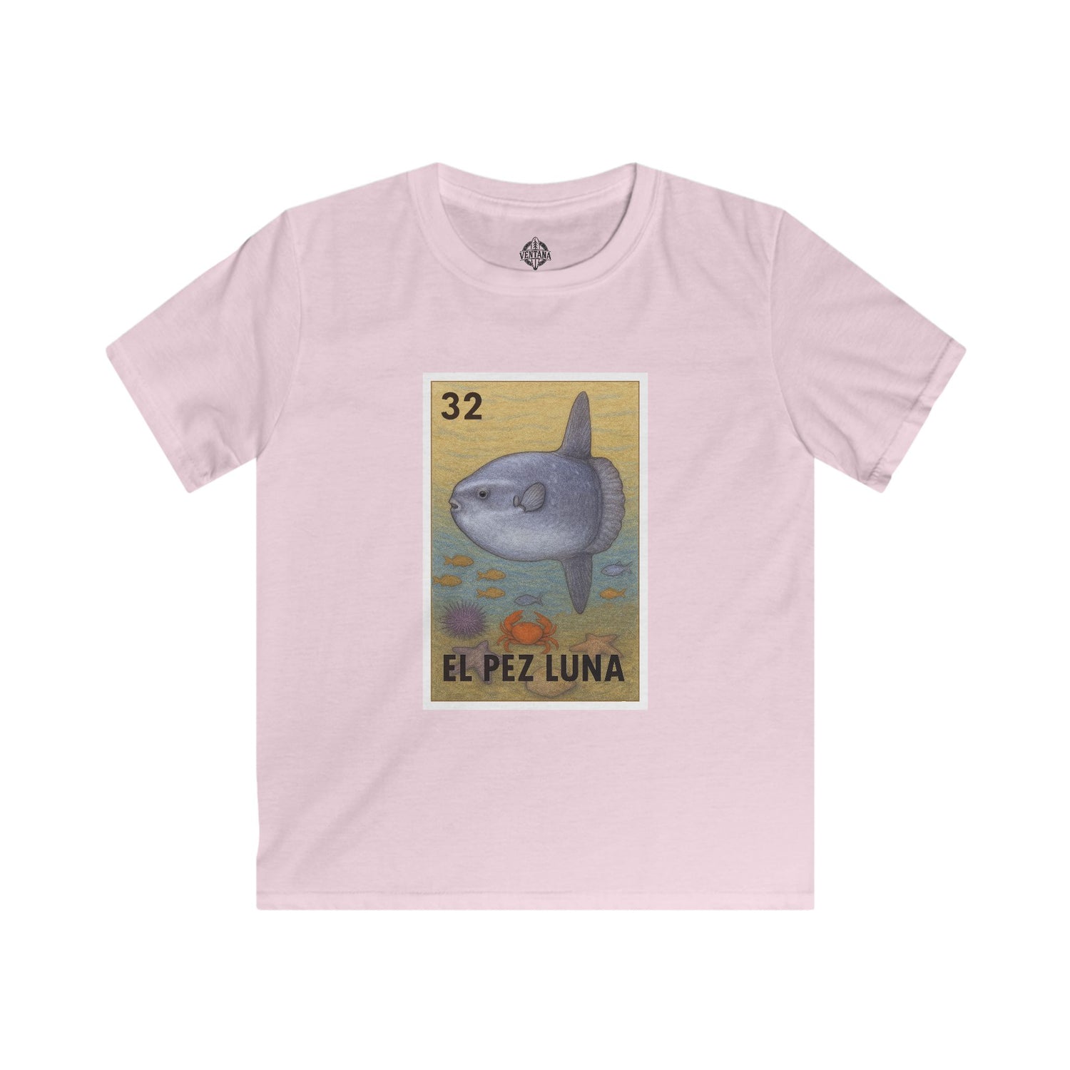 Sunfish Lotería kids soft style t-shirt image 3