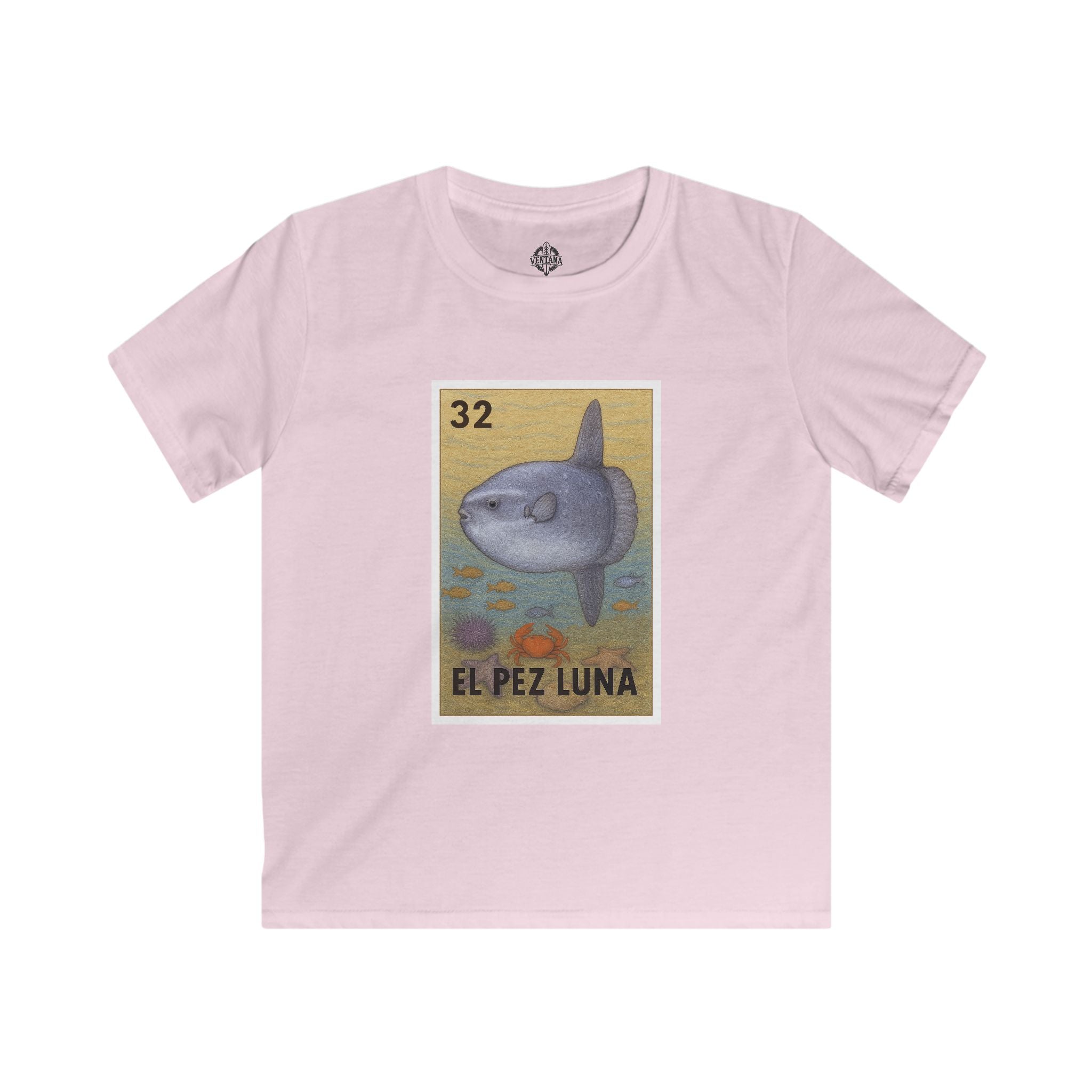 Sunfish Lotería kids soft style t-shirt image 3