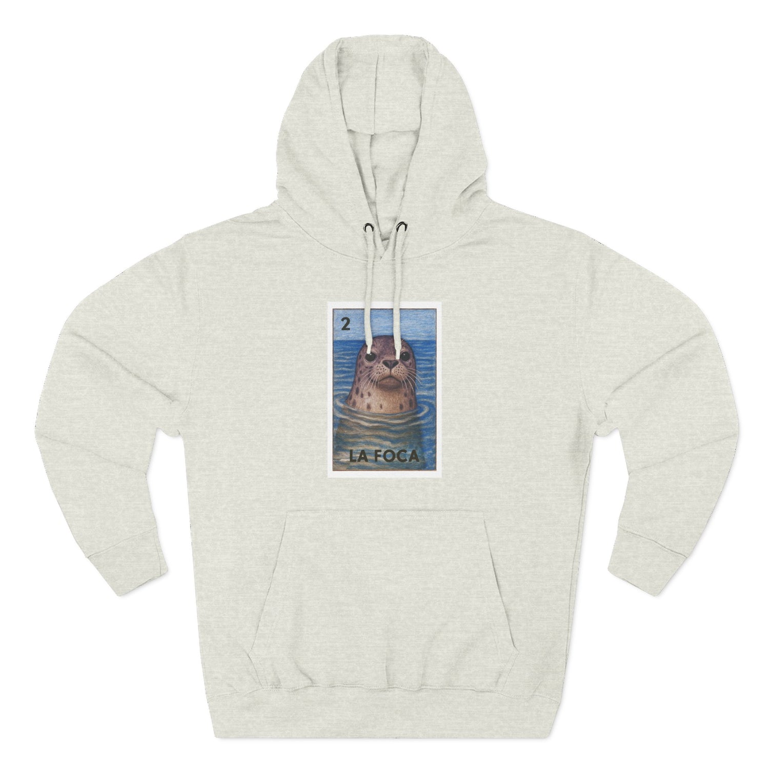 Seal Lotería fleece hoodie image 2