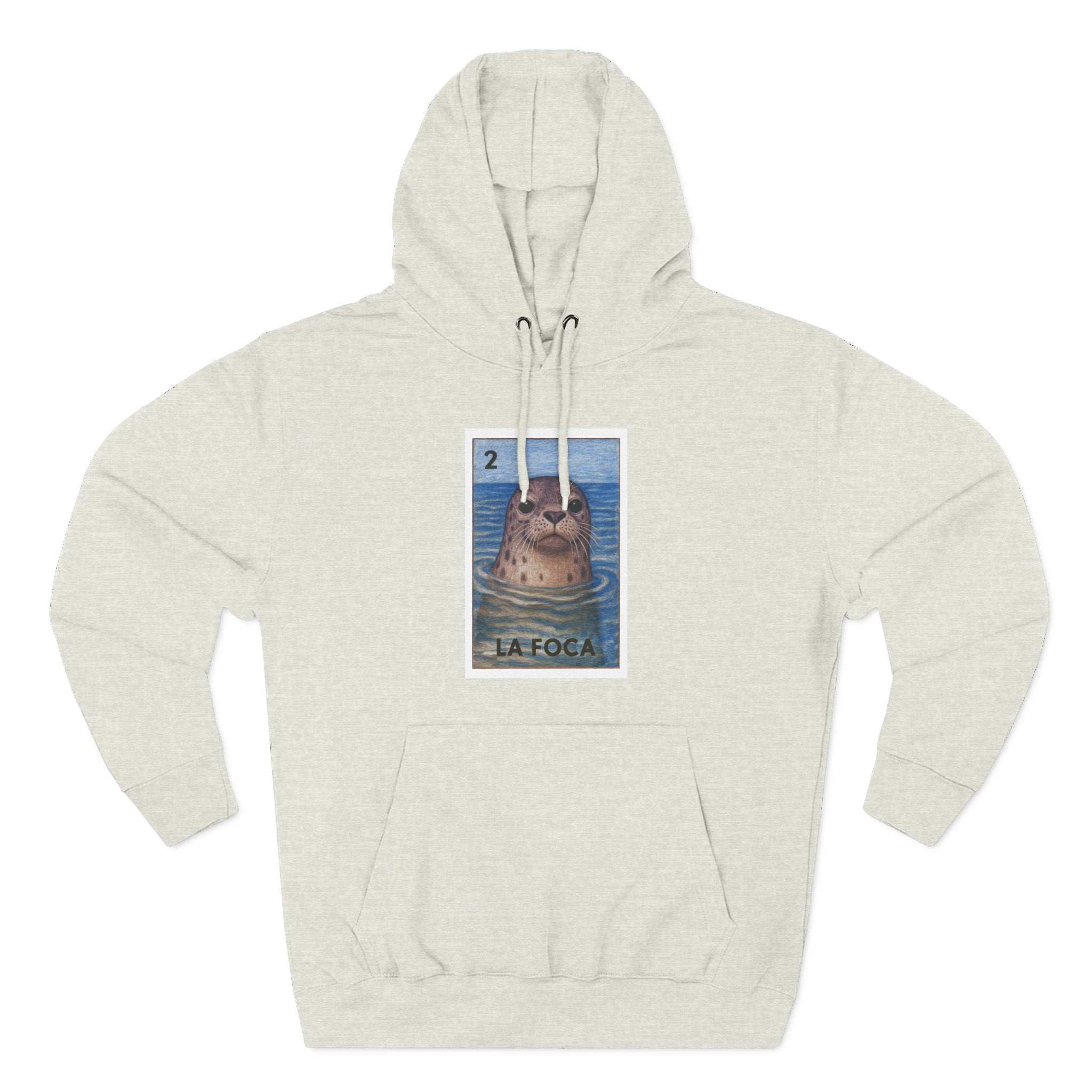 Seal Lotería fleece hoodie image 2