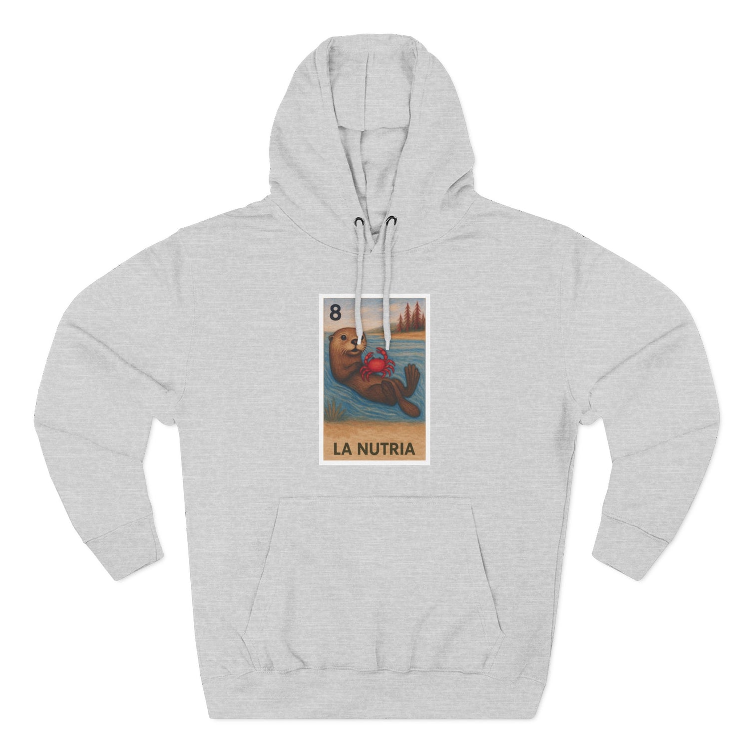 Sea Otter Lotería fleece hoodie image 5