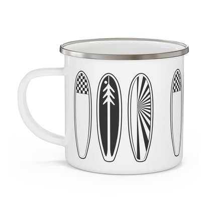 Ventana Three Board Enamel Camping Mug (12oz - small)