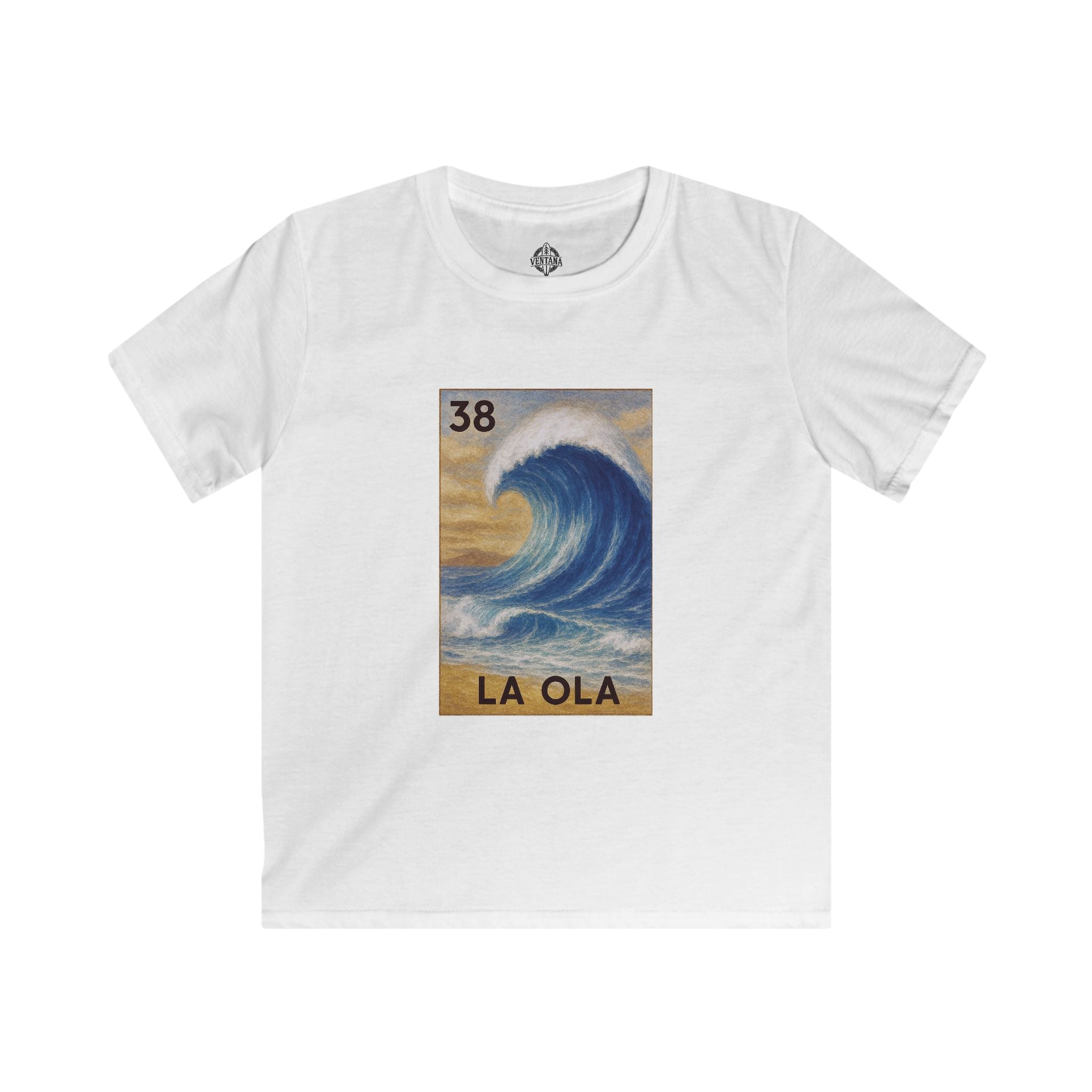 Wave Lotería kids soft style t-shirt image 4