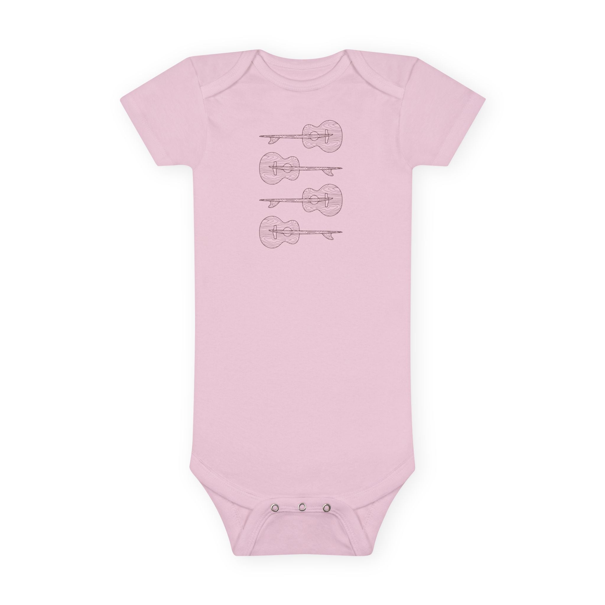 Ventana Santa Cruz Guitar Collab baby cotton onesie image 2