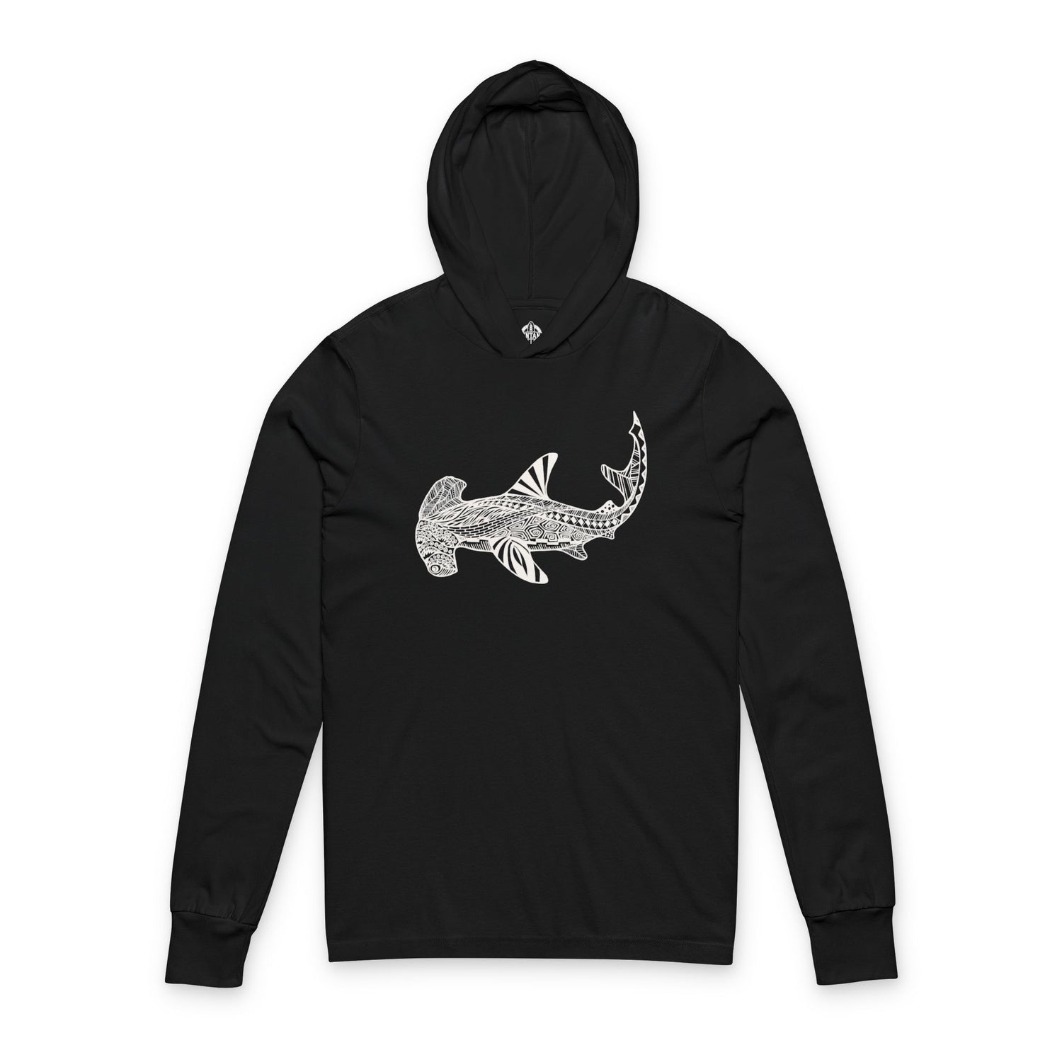 Ventangle Hammerhead cotton hooded long sleeve t-shirt image 4