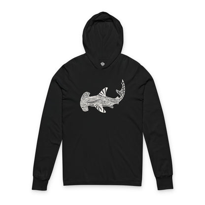 Ventangle Hammerhead cotton hooded long sleeve t-shirt image 4