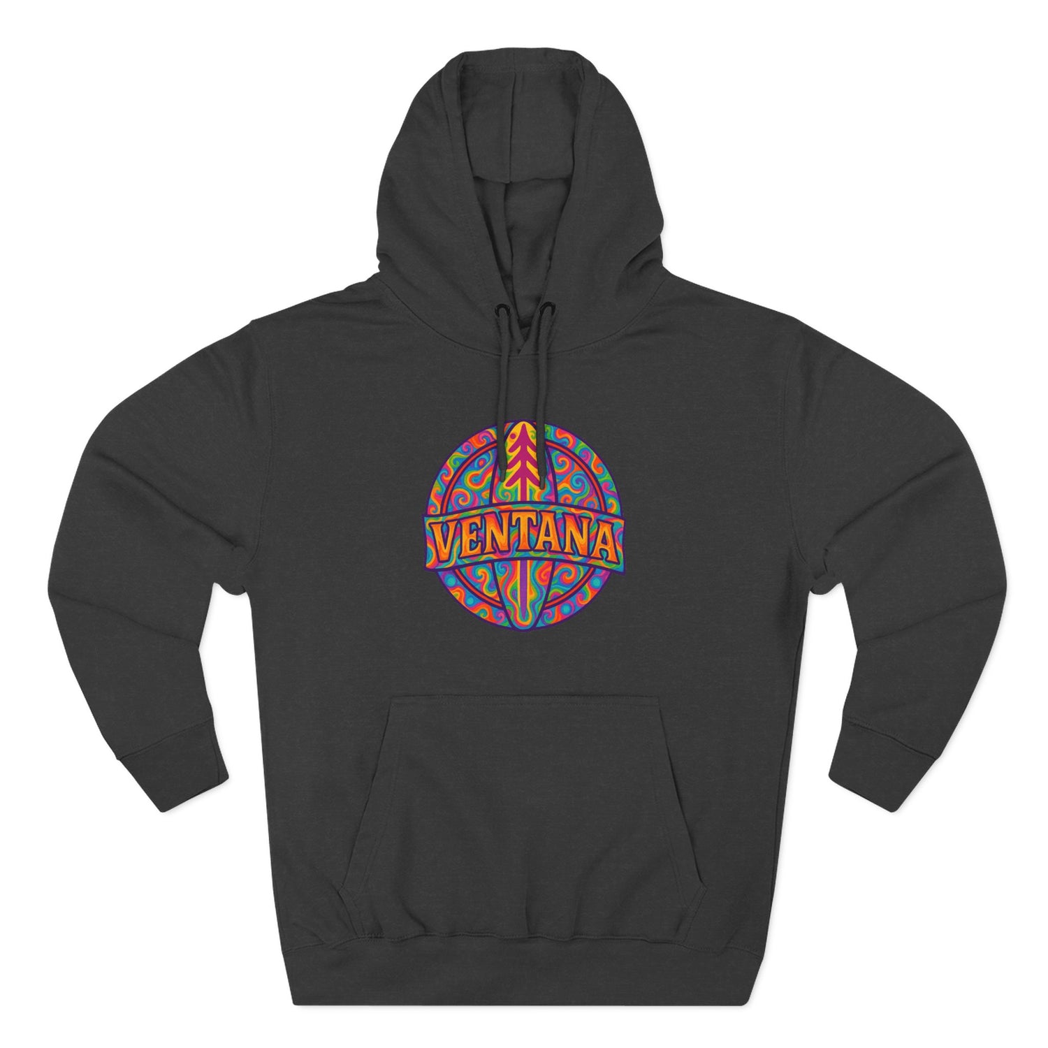 Ventana Psychedelic Treefish Logo fleece hoodie image 5