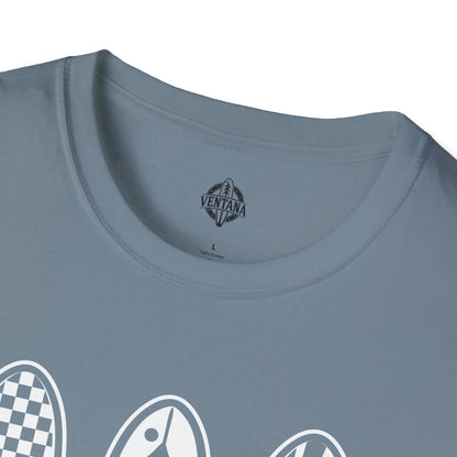 Ventana Three Board Unisex - Soft Style U.S. Cotton T-Shirt