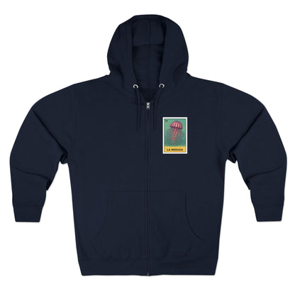 Sea Jelly Lotería zip fleece hoodie image 1