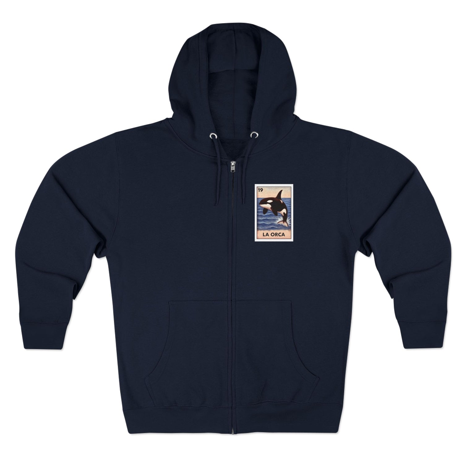 Orca Lotería zip fleece hoodie image 1
