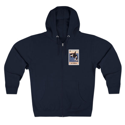 Orca Lotería zip fleece hoodie image 1