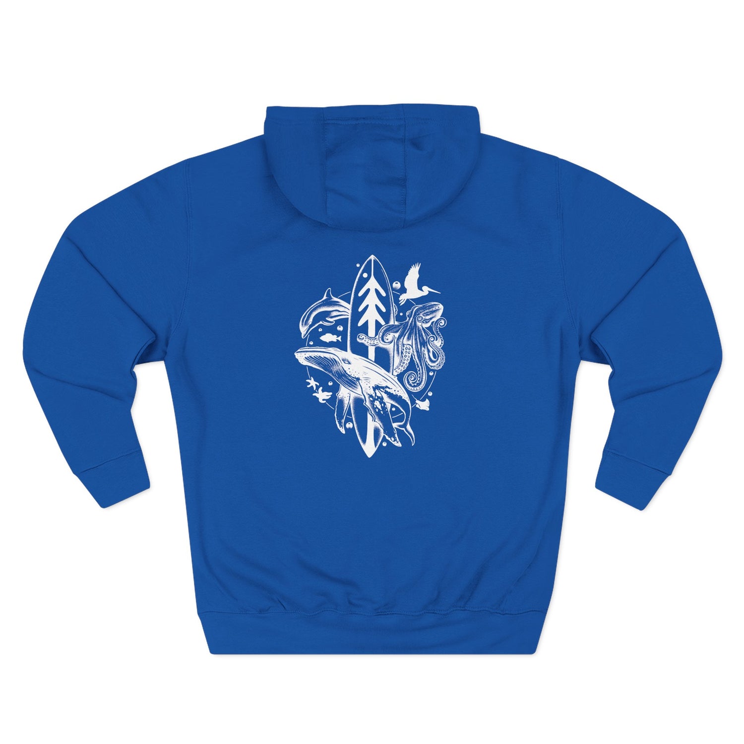 Whale Lotería fleece hoodie image 8