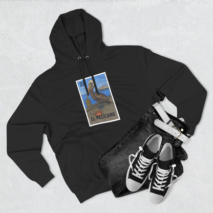 Pelican Lotería Fleece Hoodie (El Pelícano)