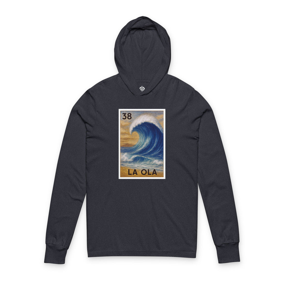 Wave Loteria hooded long sleeve t-shirt image 1