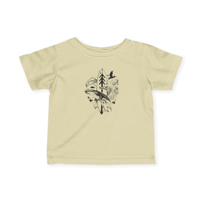 Ventana Monterey Bay by Thiago Bianchini infant cotton t-shirt image 5