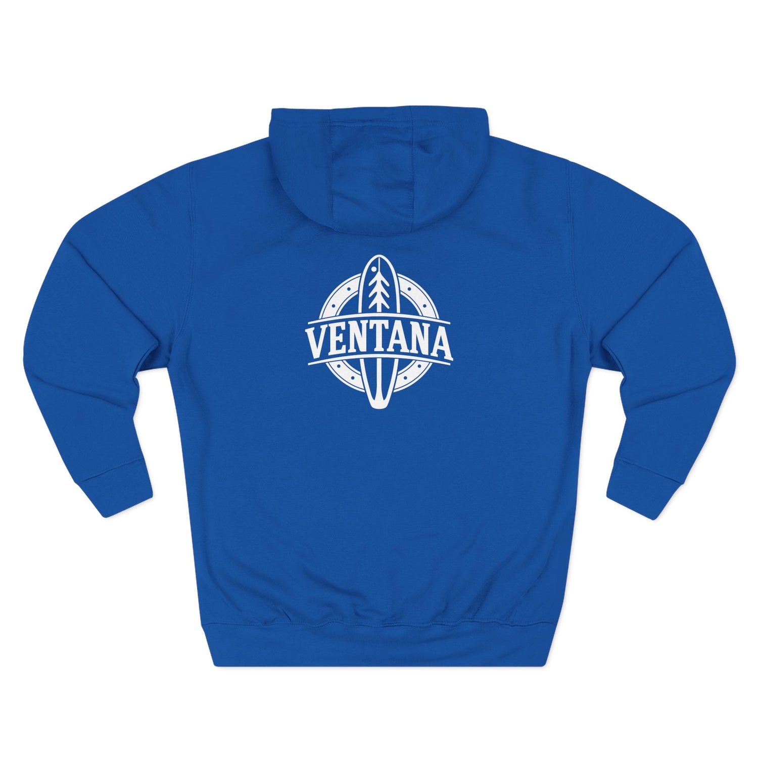 Ventana Treefish Logo - Pull-Over Cotton Blend Fleece Hoodie
