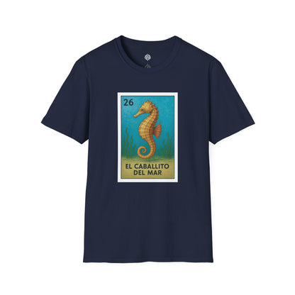 Seahorse Lotería cotton t-shirt image 1